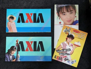사이토 유키 AXIA 카세트 라벨 카세트 테이프 카탈로그 4종