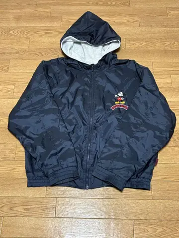 미키마우스 나일론 점퍼 나일론 자켓 자수 와펜