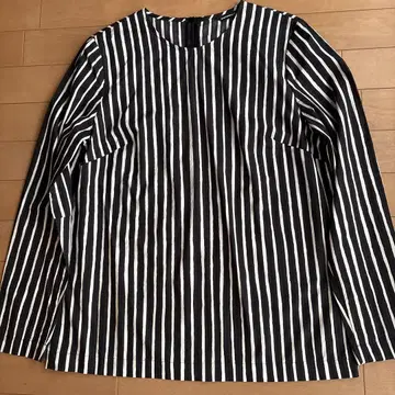 marimekko 스트라이프 패턴 긴팔 셔츠 M 사이즈 상당