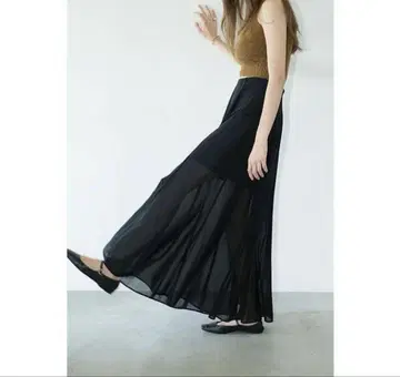 CLANE SHEER FLARE MERMAID SKIRT