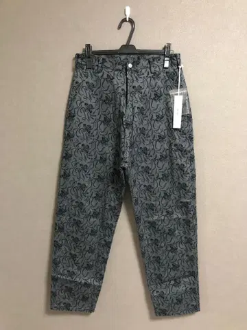 새상품 sulvam 24SS WORK PANTS 플라워 자수 팬츠 M