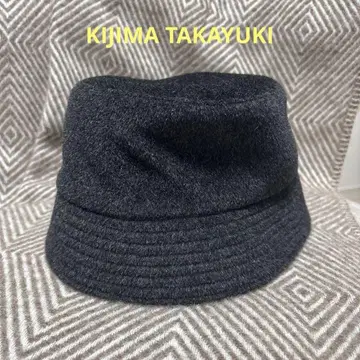 KIJIMA TAKAYUKI 우먼 버킷 햇 다크 그레이