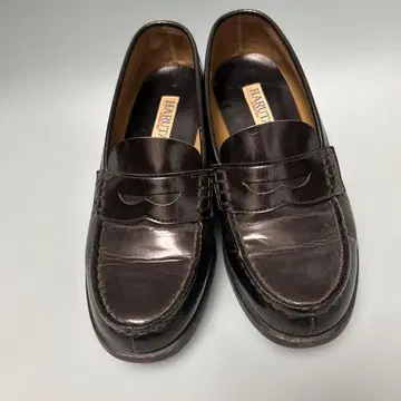 HARUTA 블랙 로퍼 24.5 EEE 중고