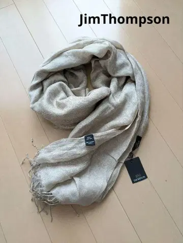 짐 톰슨 실크 코튼 스톨 내추럴