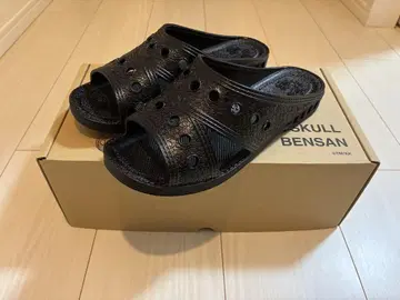 카이카이키키 FLOWER SKULL BENSAN BLACK 정품 L