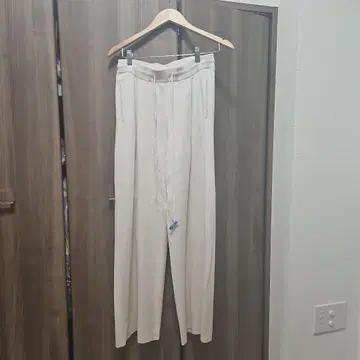 ATON 아이보리 니트 와이드 팬츠