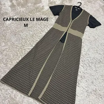 새상품급 CAPRICIEUX LE MAGE 니트 원피스 슬리브리스 베스트