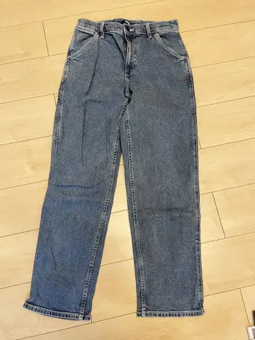 데님 워크 팬츠 블루 데님 청바지 UNIQLO 남성용