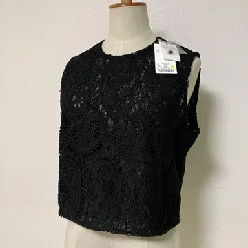 새상품 moussy 마우지 슬리브리스 상의
