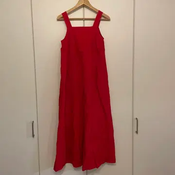 irojikake 레드 롱 드레스 원피스 이로지카케 사라 마리