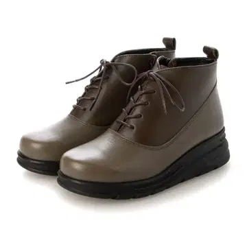 새상품 24cm North Date PREMIUM 가죽 지퍼 부츠