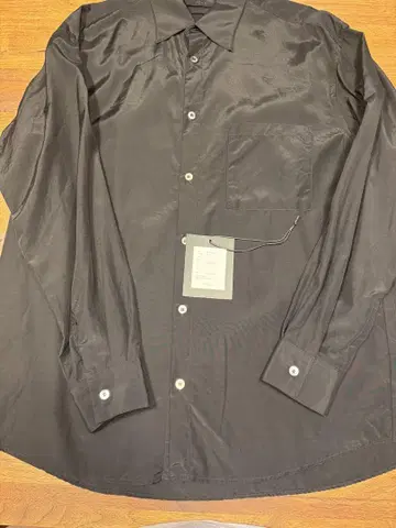 24aw YOKE 블랙 긴팔 셔츠 사이즈 2