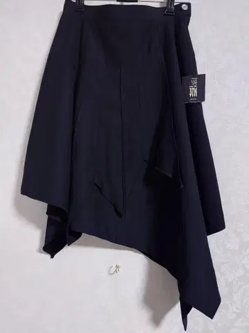 BLACKPEACENOW 미사용 비대칭 랩스커트 마녀 할로윈