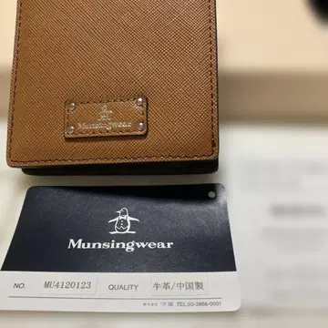 새상품 Munsingwear 접이식 지갑 맨싱웨어 정가 13200엔
