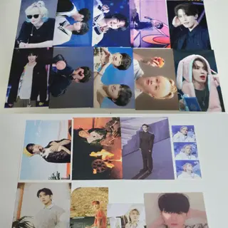 세븐틴 인화사진 엽서 에스쿱스 정한 슈아 원우 우지 민규 도겸 승관 디노