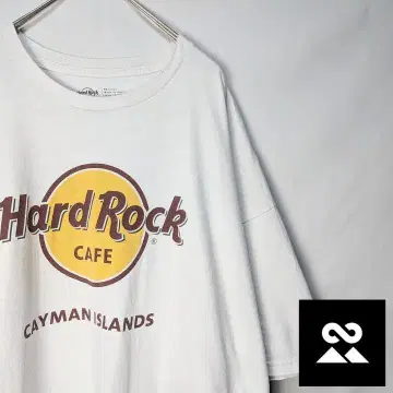 Hard Rock Cafe USA 기업 셔츠 오버사이즈 화이트