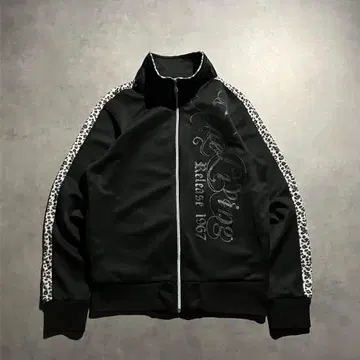 00s y2k 트랙 저지 재킷 영문 벨로아 라인