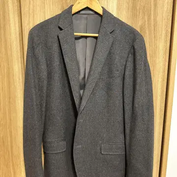 Calvin Klein 다크 그레이 테일러드 자켓