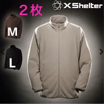 워크맨 엑스쉘터 단열 B 플리스 자켓 블랙 M과 브라운 L