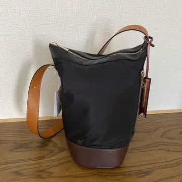 LUPUY / 킹 블랙 나일론 숄더백 미사용