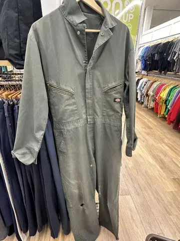 Dickies 그레이 오버롤