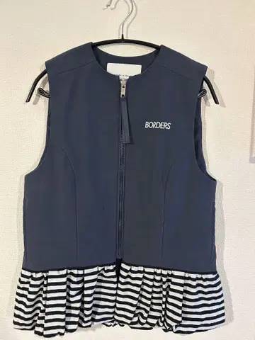 BORDERS 베스트 네이비 36 [ 한 번만 착용 ]