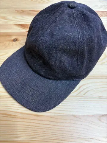 에네스베 데님 캡 자수 블랙