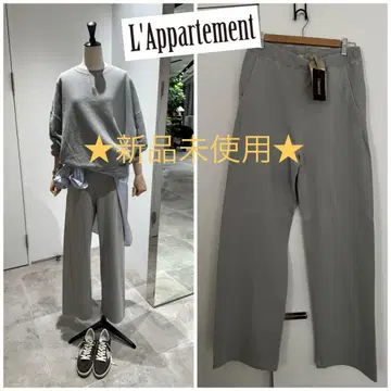 [ 새상품 ] L'Appartement REMI RELIEF 스웨트 팬츠