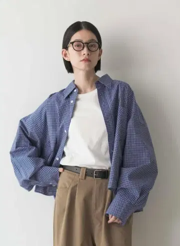 FASHIRU bias pocket check shirts 체크 셔츠