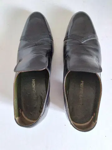 피에르 가르뎅 신사 신발 사이즈 25cm 밑창 가죽