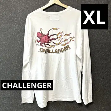 CHALLENGER [ XL ] 옥토퍼스 긴팔 티셔츠 롱티 아메카지