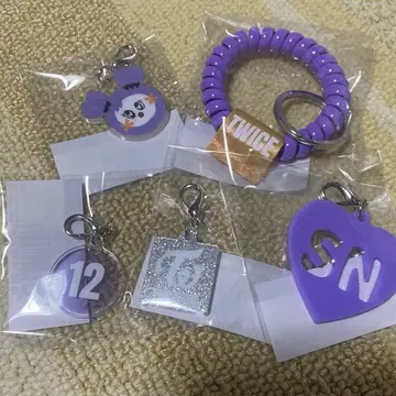 사나 코일 키링 참 세트