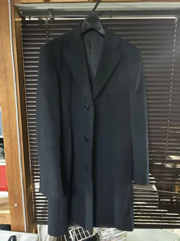 KANSAI YAMAMOTO HOMME 블랙 체스터 코트 L 사이즈