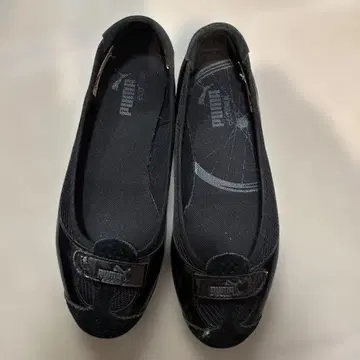 PUMA 블랙 플랫슈즈