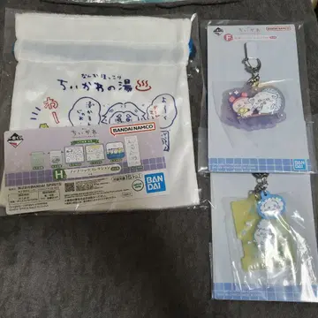 치이카와 제일복권 F상 키링과 H상 복주머니 세트
