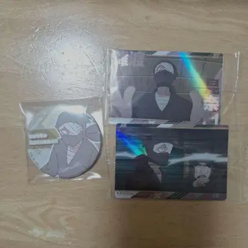 잣토 콘나몬 캔뱃지와 카드 세트