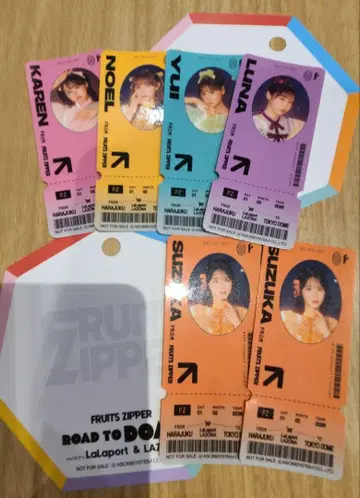 FRUITS ZIPPER 스티커 세트