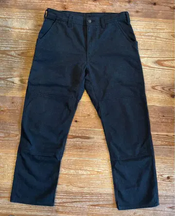 Patagonia 더블니 블랙 데님 팬츠 아웃도어 W34