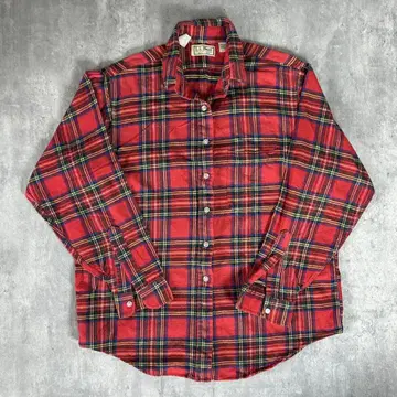 90's USA제 LL L.L.Bean 타탄 체크 플란넬 셔츠