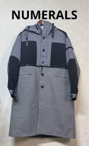 NUMERALS 코트 마운틴 후드 부착