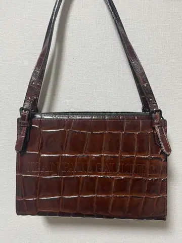 컨디션 최상 장 폴 고티에 초기 엠보 악어 백