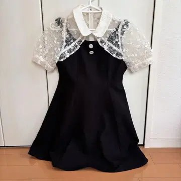evelyn 초커 비쥬 OP 원피스