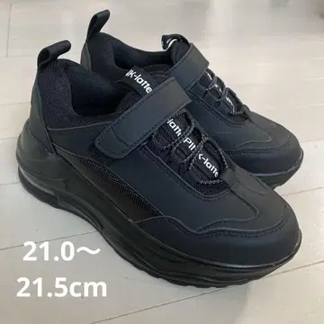 PKLT 핑크라테 블랙 스니커즈 통굽 새상품급 21cm 정도