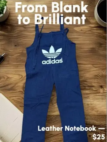 adidas 로고 데님 오버롤 네이비