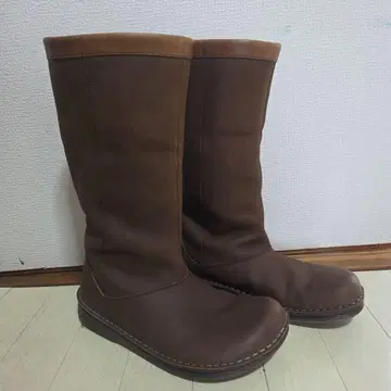 BIRKENSTOCK 브라운 스웨이드 롱 부츠