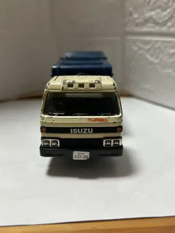 ISUZU TURBO 쓰레기 수거차 미니카