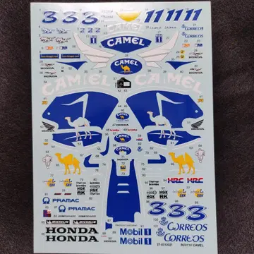 1/12 TAMIYA CAMEL HONDA 수전사식 데칼