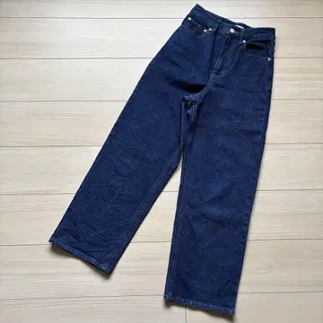 cohina 세미 와이드 스트레이트 데님 XS 레귤러 인디고
