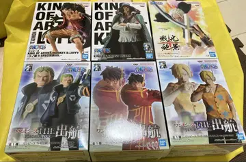 원피스 피규어 루피 조로 상디 호크 쿠잔 6체 세트