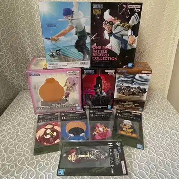 원피스 피규어 5점 + 러버 모듬 5점 합계 10점